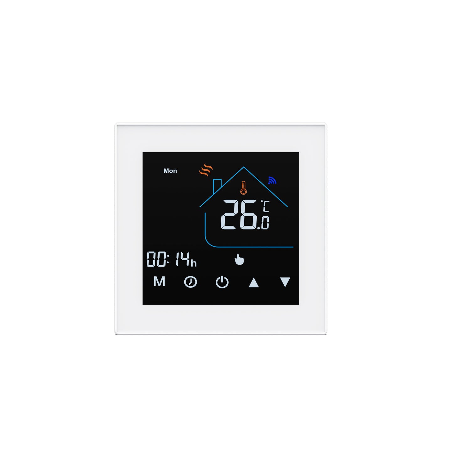 Tuya Zigbee/WiFi Wireless Smart Programmable Room Thermostat LCD Touch Screen 4G Voice Control Google Home Parts for Kitchen Floor