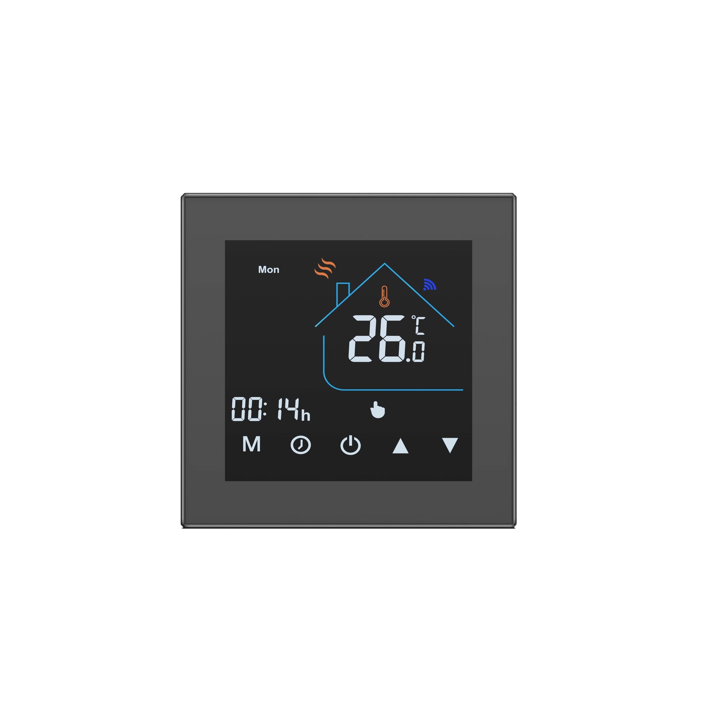 Tuya Zigbee/WiFi Wireless Smart Programmable Room Thermostat LCD Touch Screen 4G Voice Control Google Home Parts for Kitchen Floor