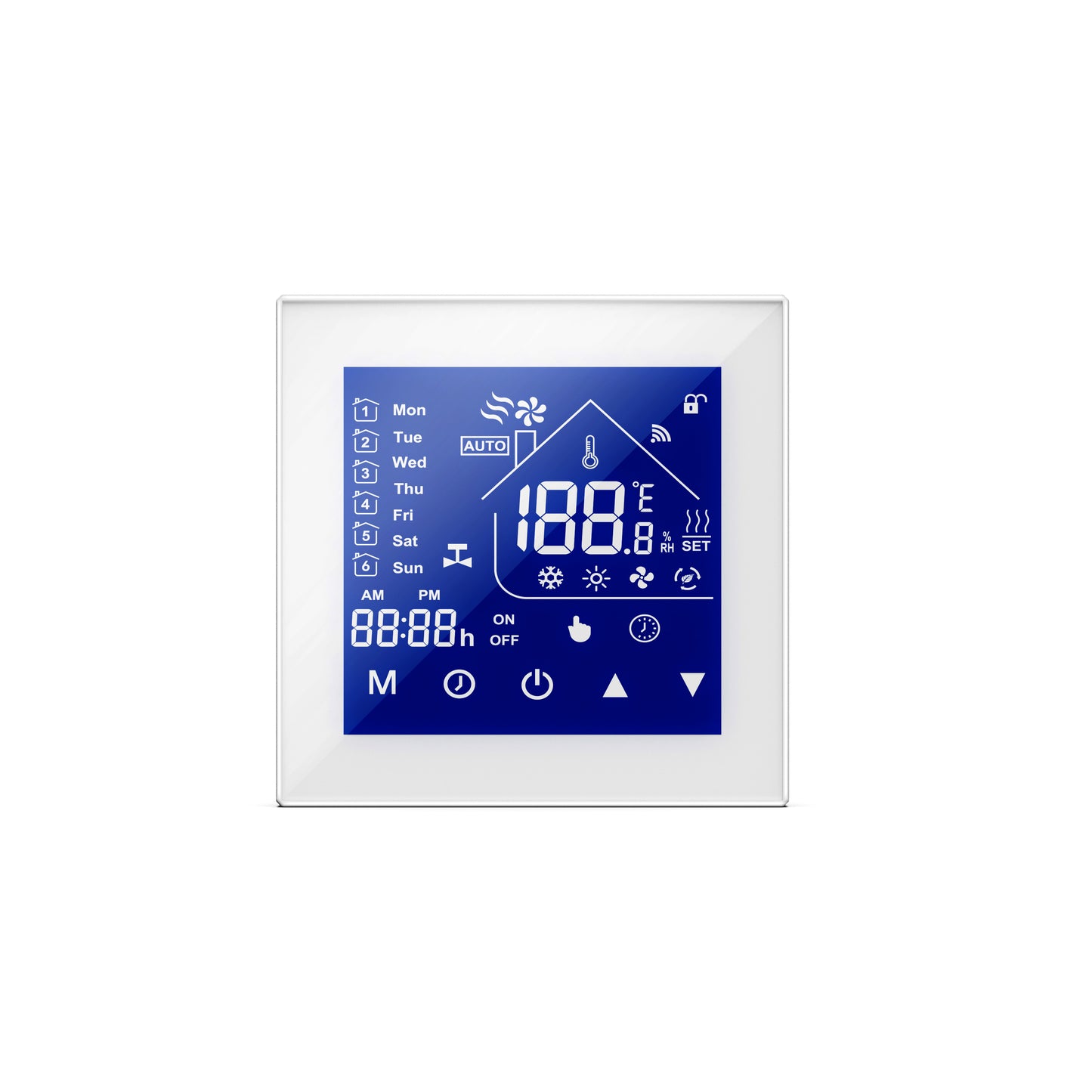 Tuya Zigbee/WiFi Wireless Smart Programmable Room Thermostat LCD Touch Screen 4G Voice Control Google Home Parts for Kitchen Floor