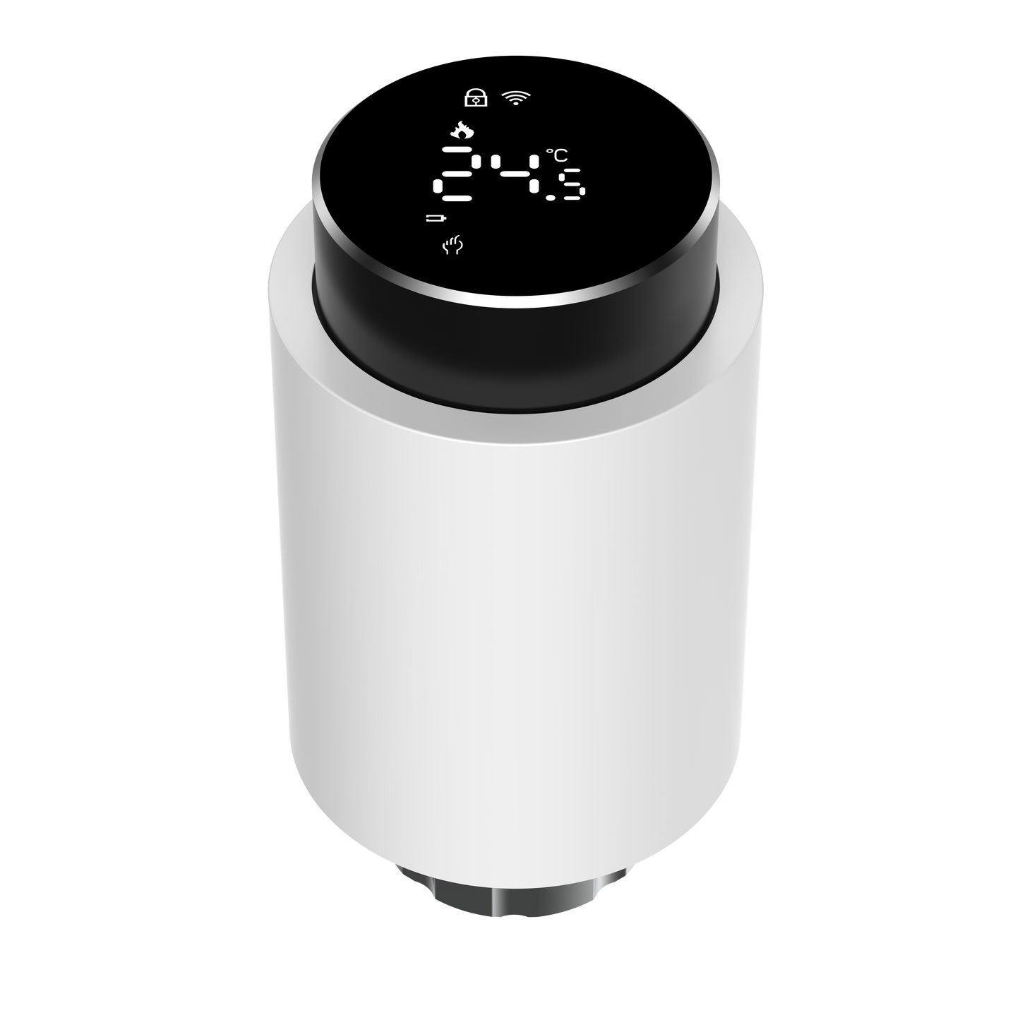Zigbee WiFi Wireless TRV Thermostat Modern for Home Hotel 3v Tuya App Remote Control PC Radiator Valve Warm Water Bathroom