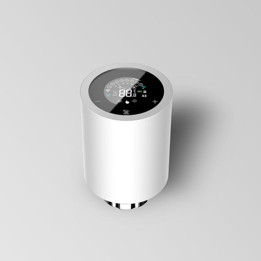 LCD Touch Screen Zigbee Thermostat Radiator Valve