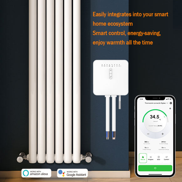 Zigbee Smart Pilot Wire Radiators Thermostat（Suitable for the French market）