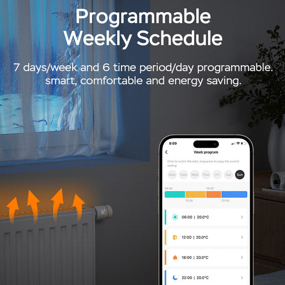 Tuya Smart TRV Thermostat Radiator Valve