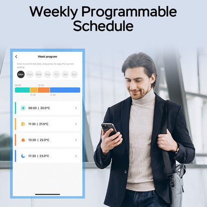 TRV  LCD Touch Screen Zigbee Smart Thermostat Radiator Valve