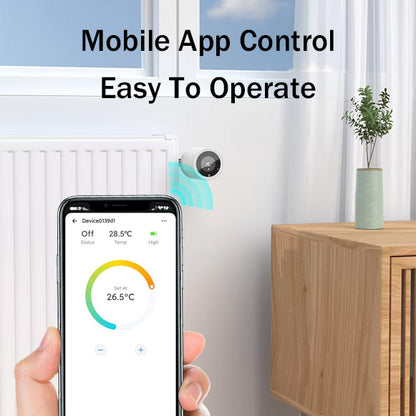 TRV  LCD Touch Screen Zigbee Smart Thermostat Radiator Valve