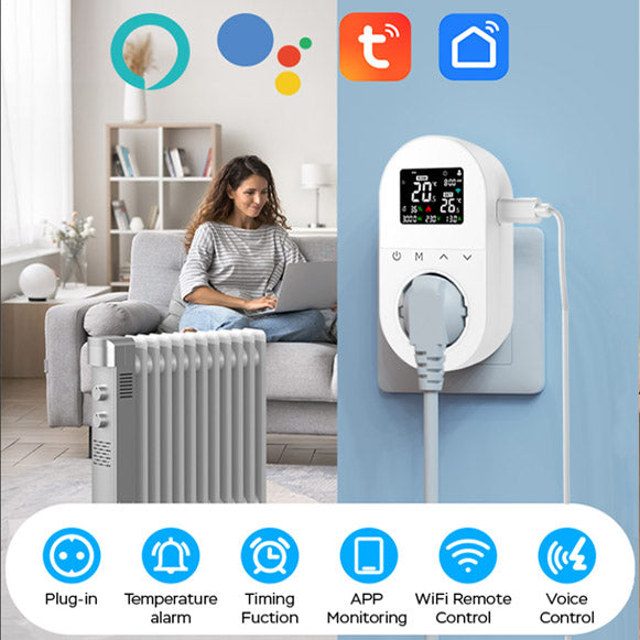 WiFi Smart Plug-In Thermostat with Heating & Cooling