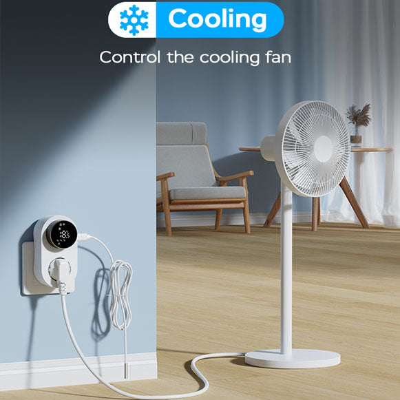 Tuya Smart LED Knob Plug Thermostat