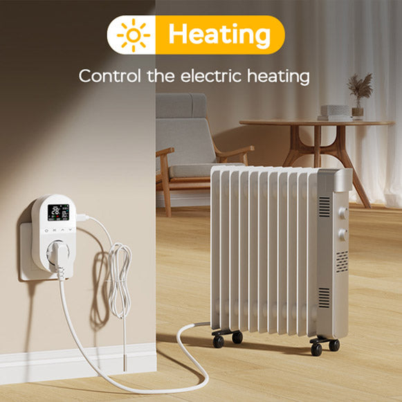WiFi Smart Plug-In Thermostat with Heating & Cooling