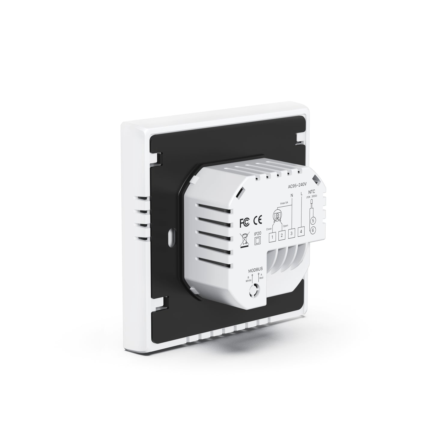 Tuya WiFi Smart Home Air Conditioning Thermostat with Voice and App Remote Control