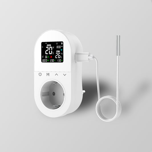 WiFi Smart LCD Plug-in with Cooling and Heating Two System Thermostat for Floor Heating Systems and Parts
