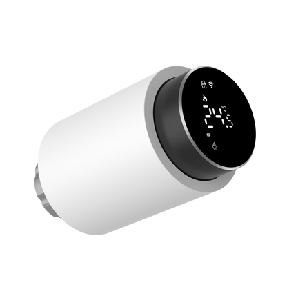 Zigbee WiFi Wireless TRV Thermostat Modern for Home Hotel 3v Tuya App Remote Control PC Radiator Valve Warm Water Bathroom