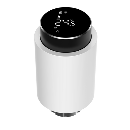 Zigbee WiFi Wireless TRV Thermostat Modern for Home Hotel 3v Tuya App Remote Control PC Radiator Valve Warm Water Bathroom