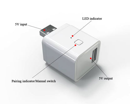 Multi-Mode Smart Gateway ZigBee 3.0 BLE Compatible Mesh Hub Works Tuya Smart App Alexa Google Voice USB Wall Charge
