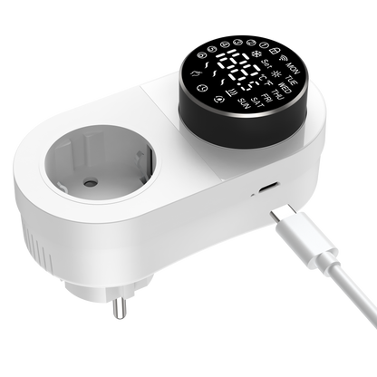 Tuya Smart Plug-in LED Knob Electric Heating Thermostat Floor Heating Systems
