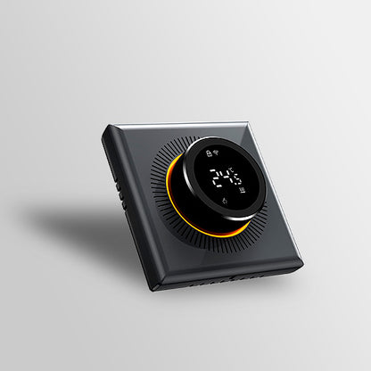 Smart Home Modern Design Floor Heating Systems TFT Knob Wi-Fi 3A 220V Thermostat with Alexa Google Assistant Voice Control